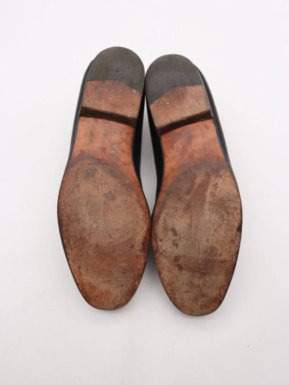 Bragano by Cole Haan Venetian Loafers Men's 10.5 Black Leather Made in Italy